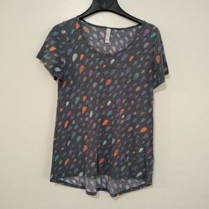 LulaRoe Size Large Raindrop Top